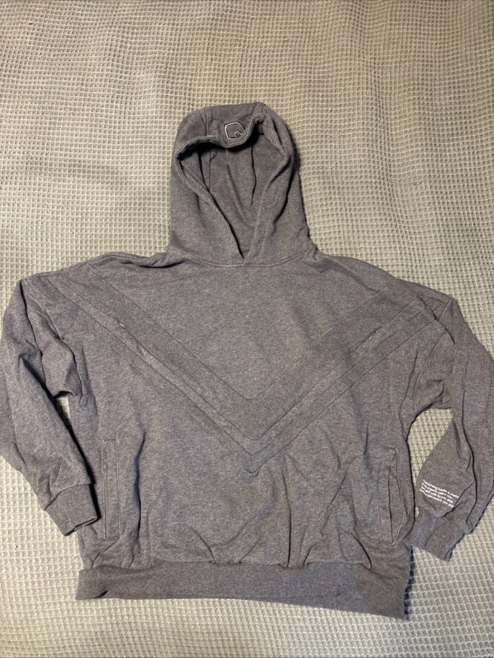 Sweat And Milk Heather Grey Nursing Hoodie Sweatshirt in size M/L